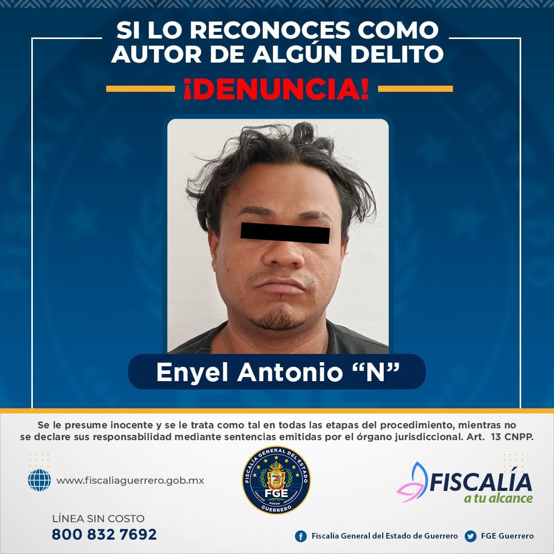 Enyel “N” quedó a disposición del Ministerio Público por privación de la libertad de dos masculinos, en Chilpancingo