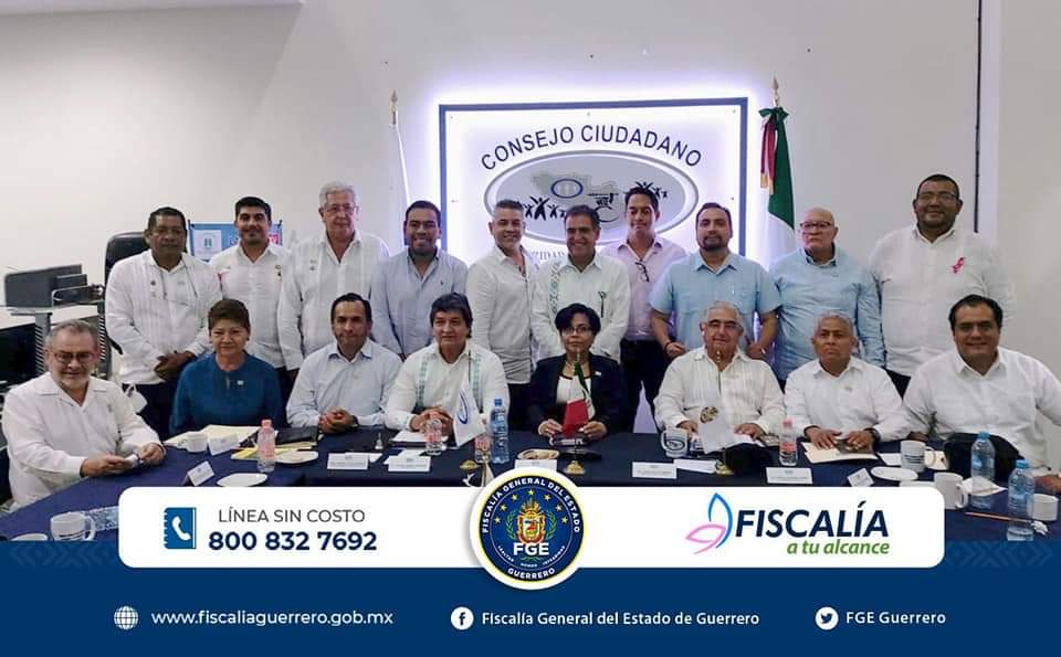 Consejo Ciudadano de Seguridad Pública avala y da voto de confianza a la Fiscal General del Estado