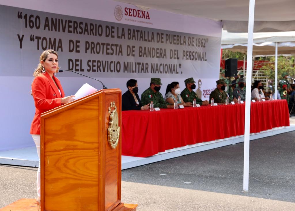 Ceremonia conmemorativa por el 160 Aniversario de la Batalla de Puebla