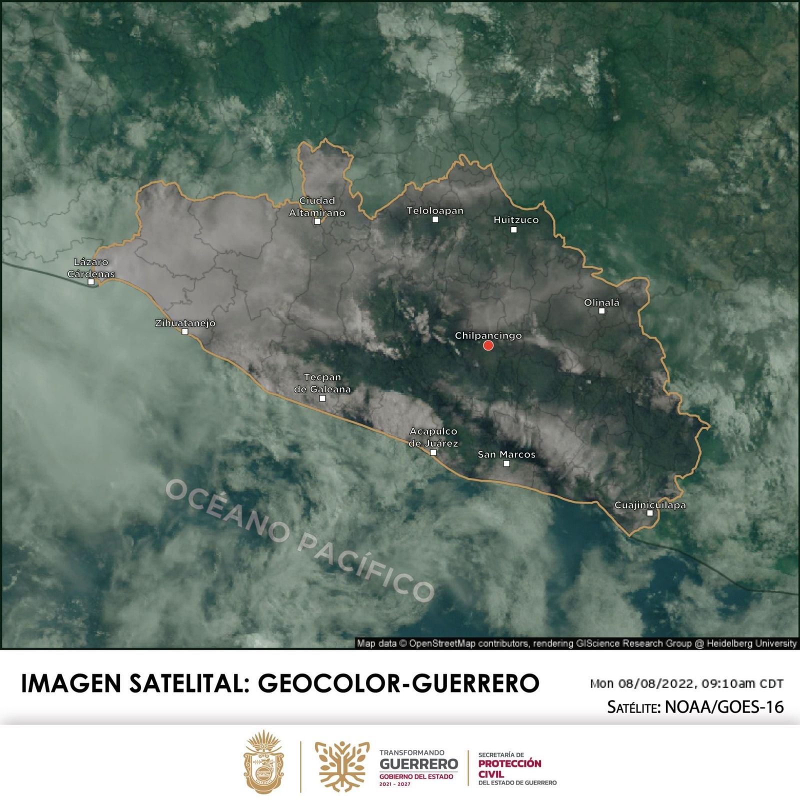 SISTEMAS METEOROLÓGICOS QUE AFECTAN AL ESTADO DE GUERRERO