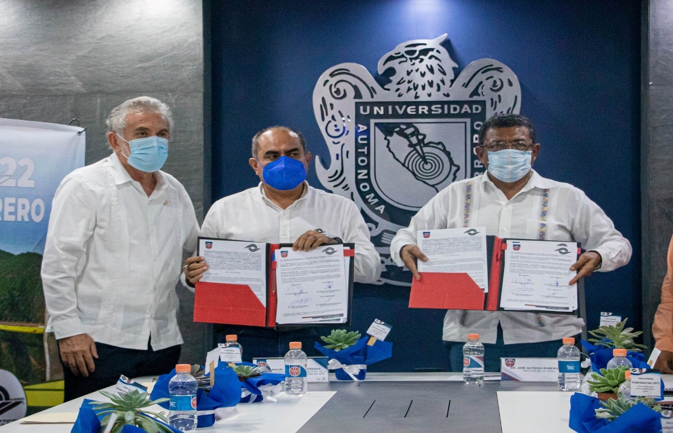 Firman convenio de colaboración la UAGro y la Asociación Mexicana de Ingeniería