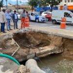 Intensifica CAPAMA, brigada emergente de reparación de fugas de agua potable y desazolve de pozos de visita