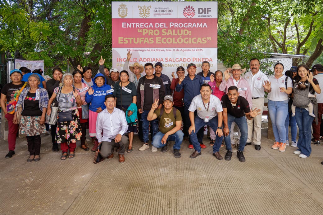 Fortalece DIF Guerrero desarrollo comunitario con estufas ecológicas “Pro Salud”