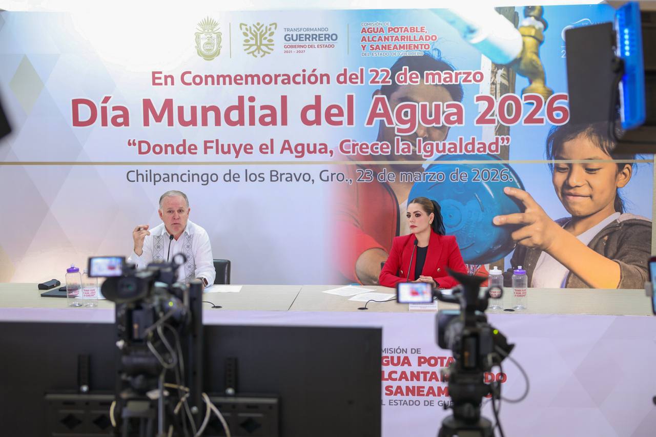 Conmemora Evelyn Salgado el Día Mundial del Agua con anuncio de 55 obras hidráulicas en comunidades rurales en 2026