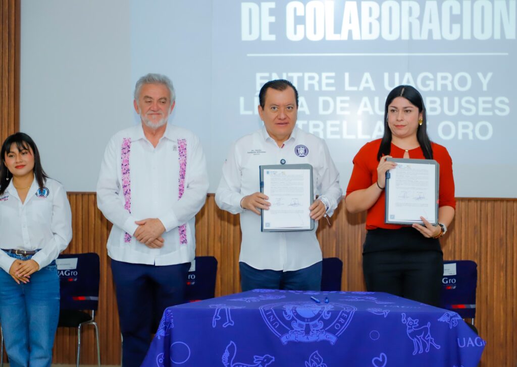 En beneficio de su comunidad universitaria la UAGro firma convenio con estrella de Oro
