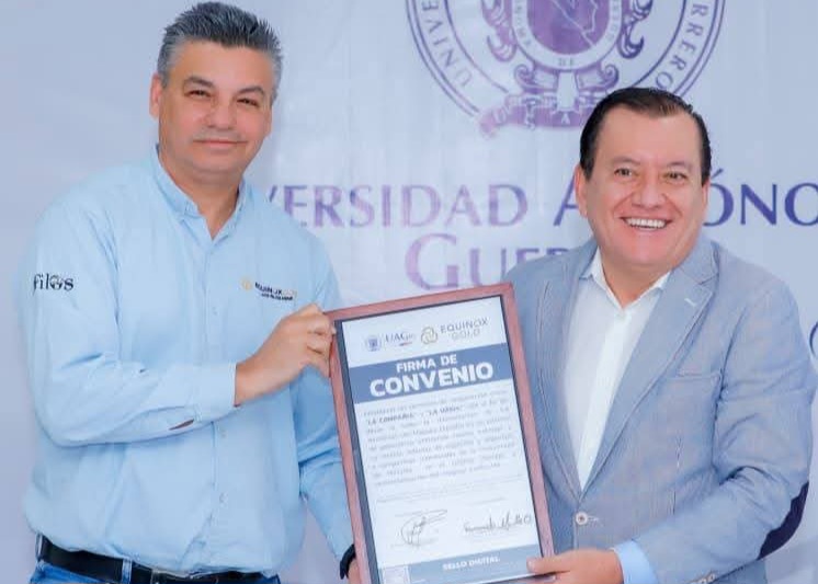 ​Firman Convenio de colaboración la UAGro y Minera Los Filos, fortaleciendo la formación de ingenieros