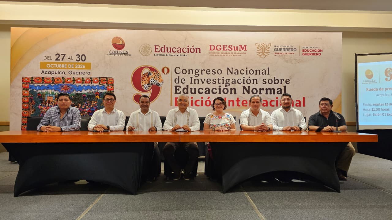 Anuncia la SEG que Guerrero será sede del 9° Congreso Nacional de Investigación sobre Educación Normal