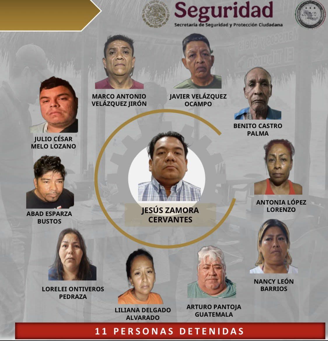 EN GUERRERO, AUTORIDADES FEDERALES DETIENEN A 11 PERSONAS VINCULADAS CON EXTORSIÓN A PRESTADORES DE SERVICIOS TURÍSTICOS