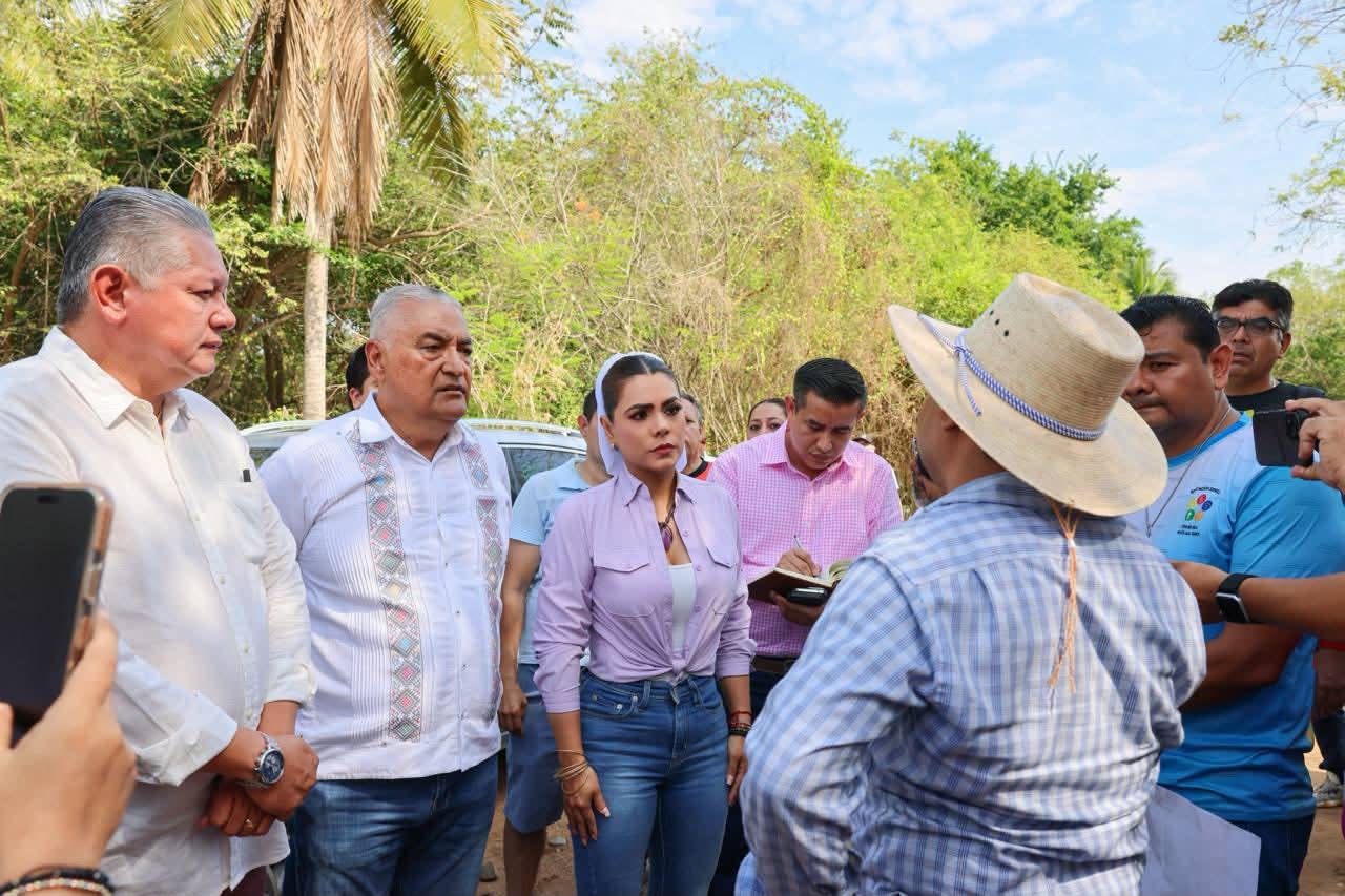 Evelyn Salgado privilegia el diálogo con la CETEG durante gira por la Costa Grande