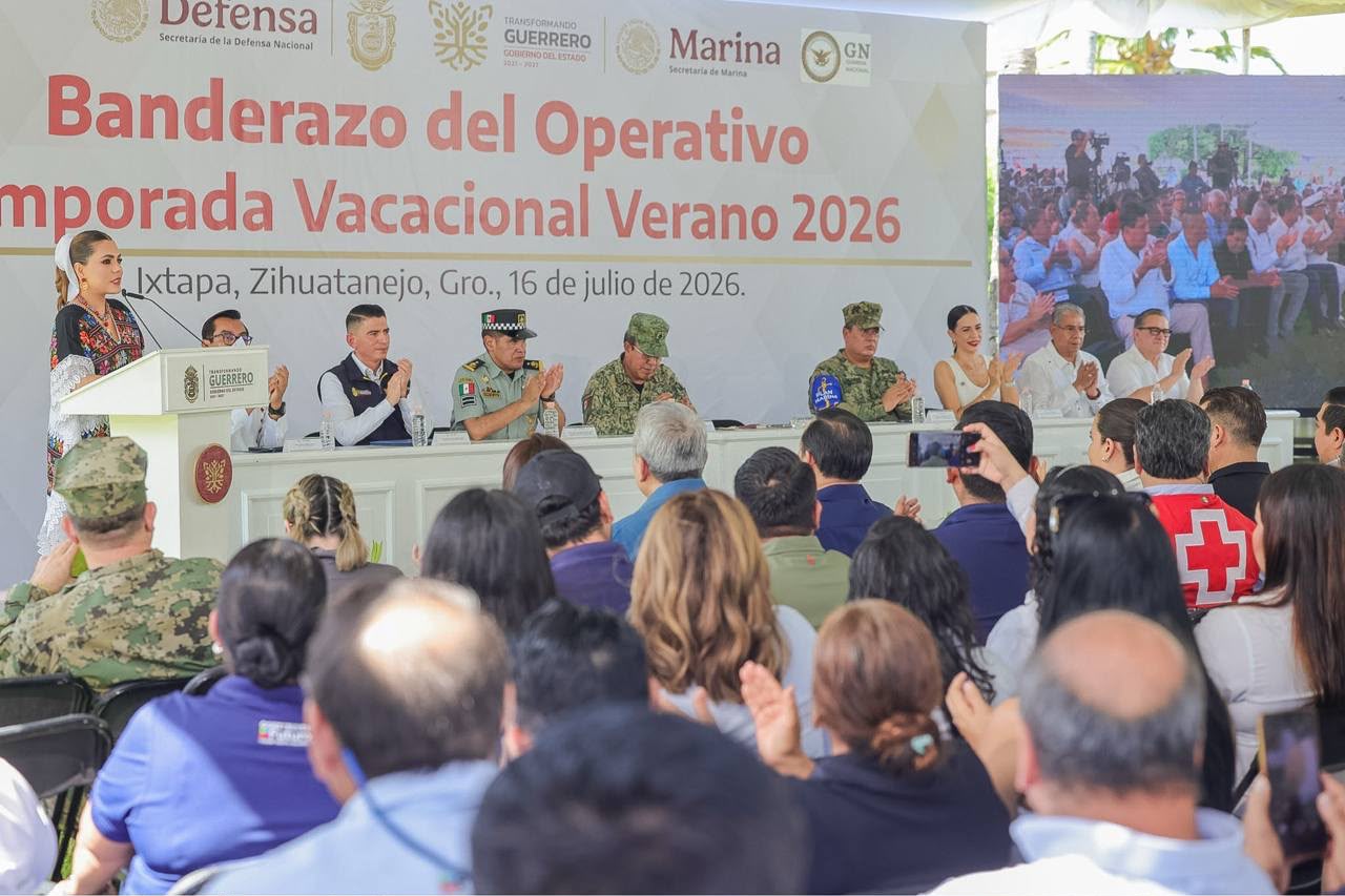 Evelyn Salgado pone en marcha el Operativo Verano 2026 con más de 14 mil 500 elementos de los tres niveles de gobierno