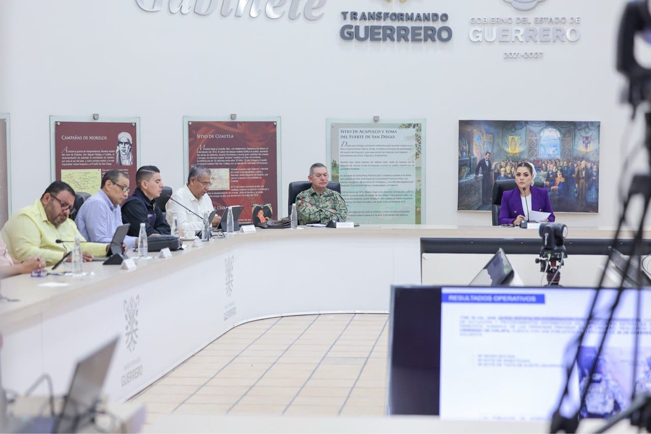 Reconoce Evelyn Salgado resultados en materia de seguridad desde la Mesa de Coordinación