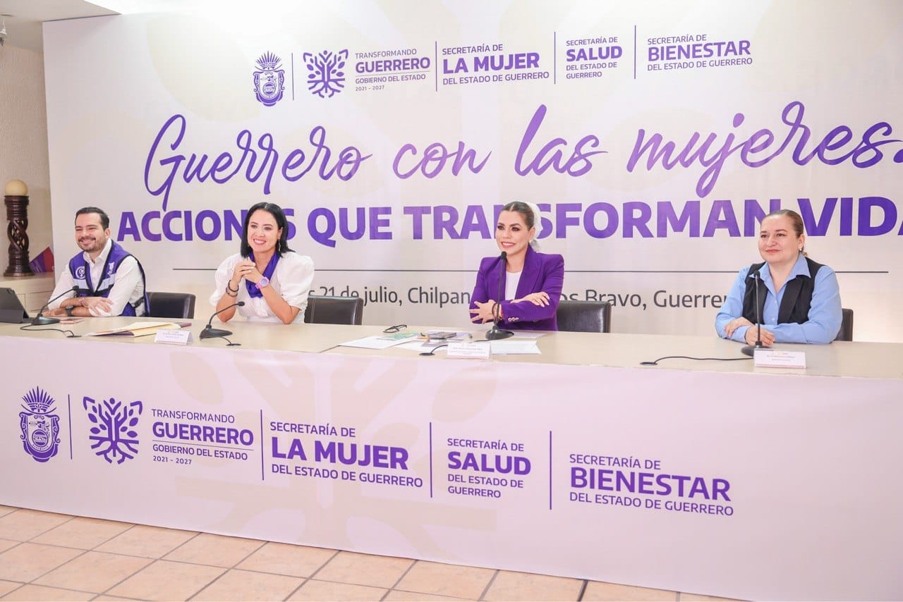 Evelyn Salgado avanza con acciones para garantizar salud, bienestar y derechos de las mujeres de Guerrero