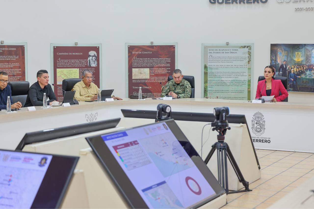 Evelyn Salgado recibirá a Claudia Sheinbaum en su gira por Guerrero y evalúa operativos de seguridad en Mesa de Coordinación