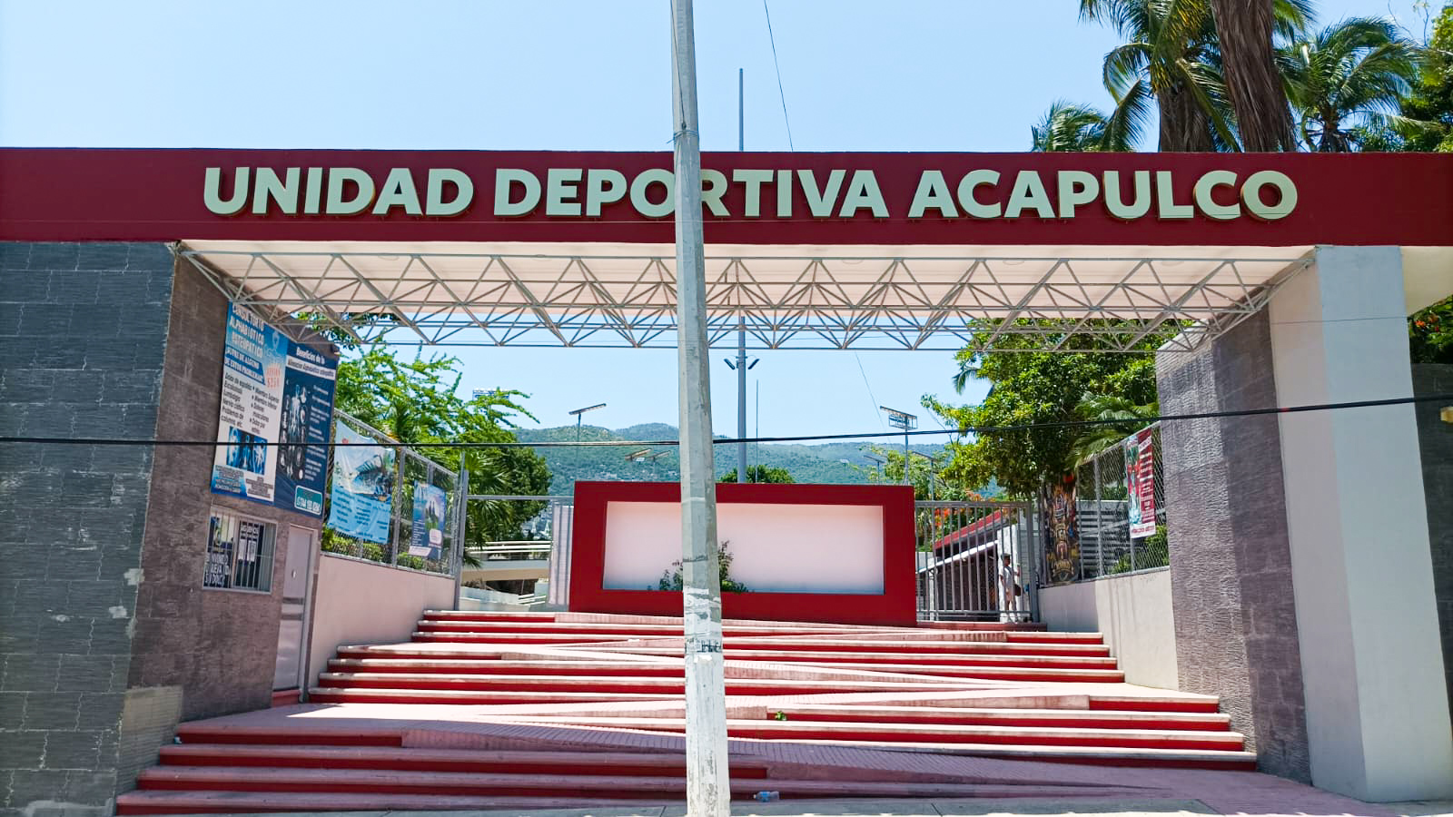Modernizan la Unidad Deportiva Acapulco; avanzan obras para brindar espacios más seguros y funcionales