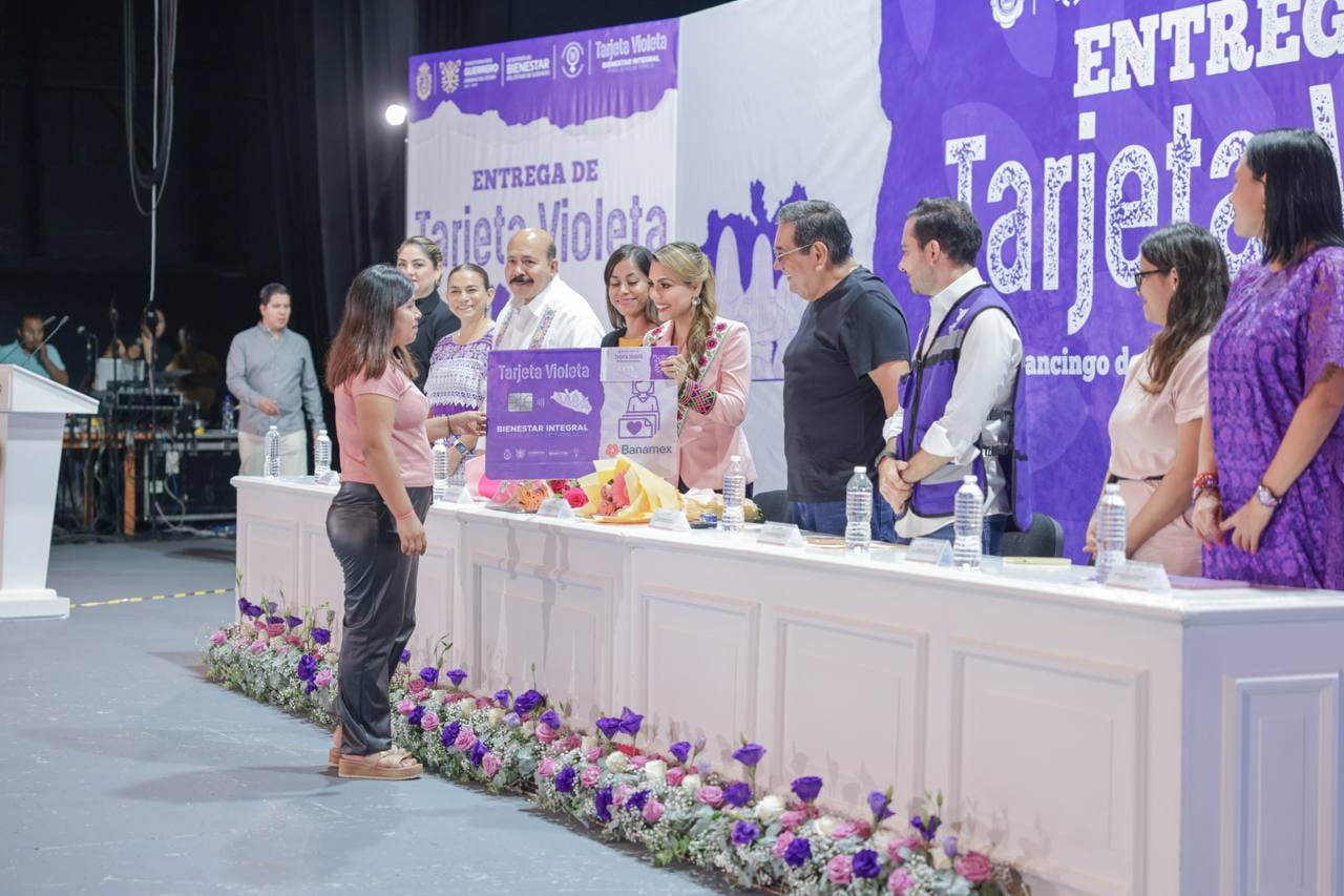 «Las mujeres son el corazón de la transformación»: Evelyn Salgado da arranque a la entrega de la Tarjeta Violeta en Guerrero
