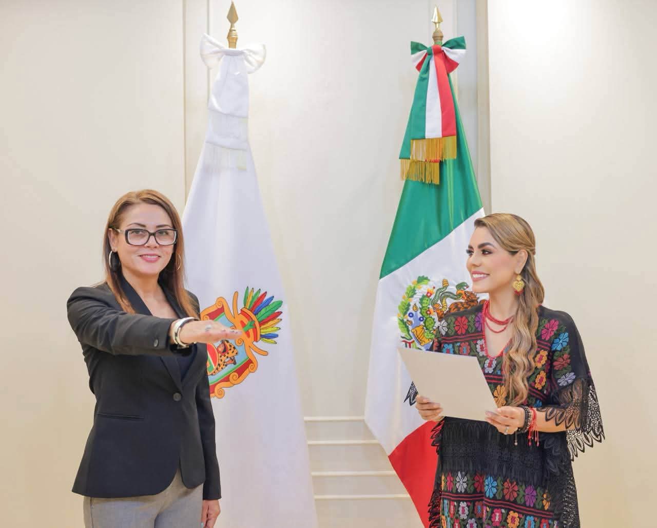 Evelyn Salgado designa a Rosa Guadalupe Pavón como titular de la Sectur